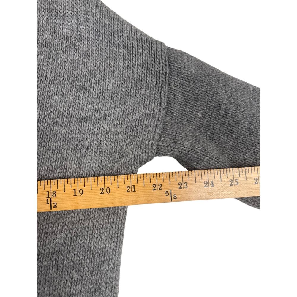 Haute Hippie Nude Merino Wool Distressed Back Cardigan Gray Boho Luxury - XS/S - Picture 7 of 9